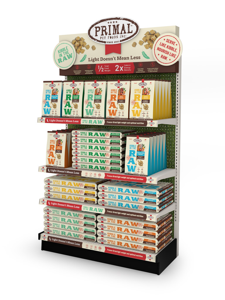 Strategic end cap retail display designed for maximum visibility