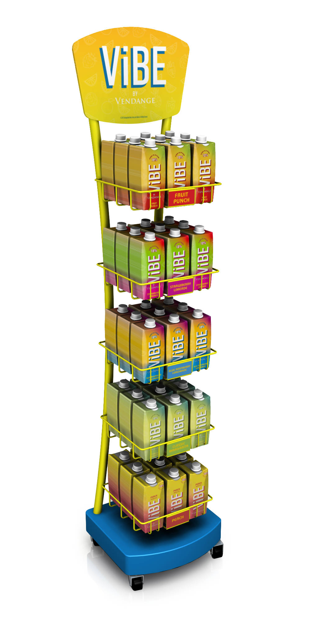 Modular wire rack display solution for retail merchandising