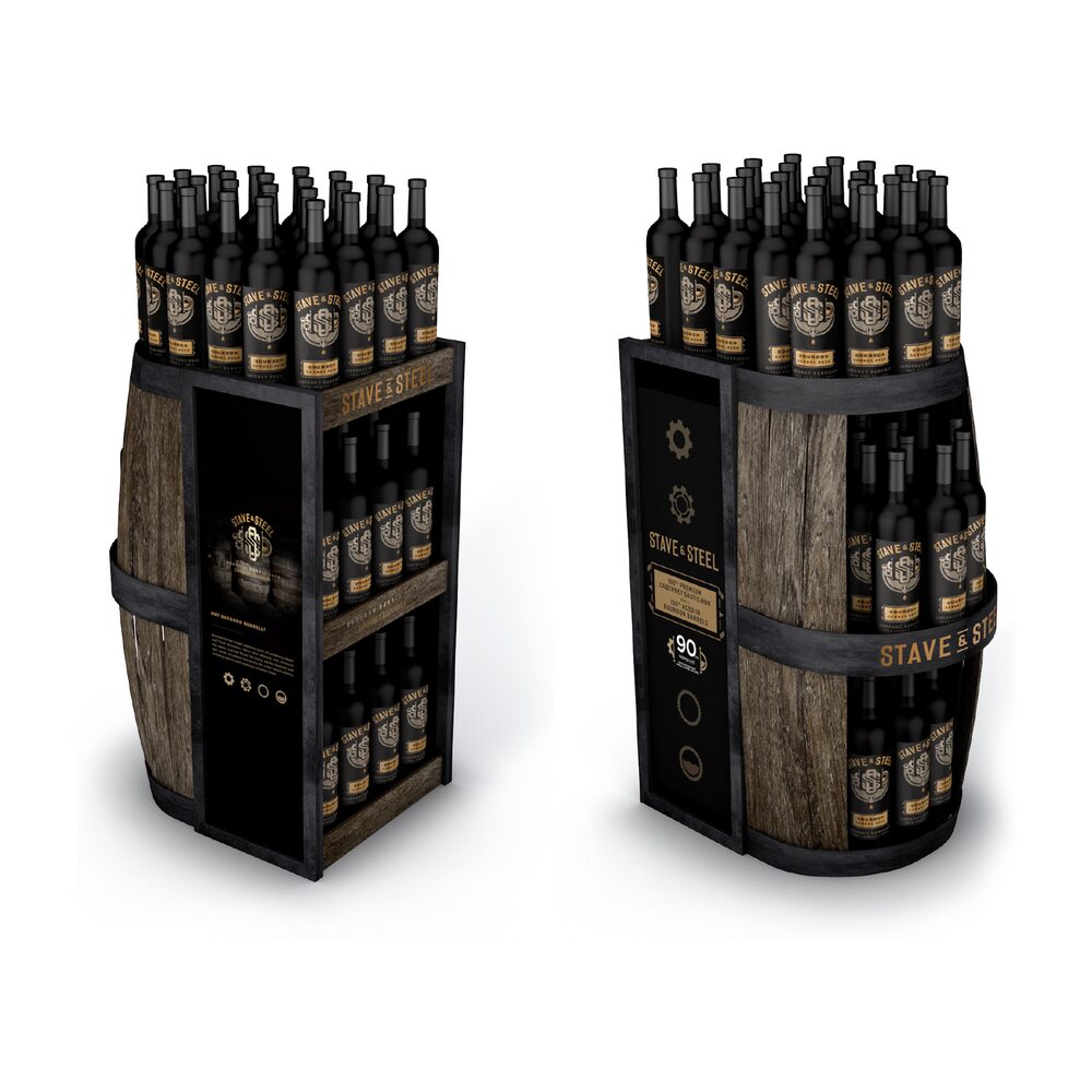 Custom barrel display for Stave Steel