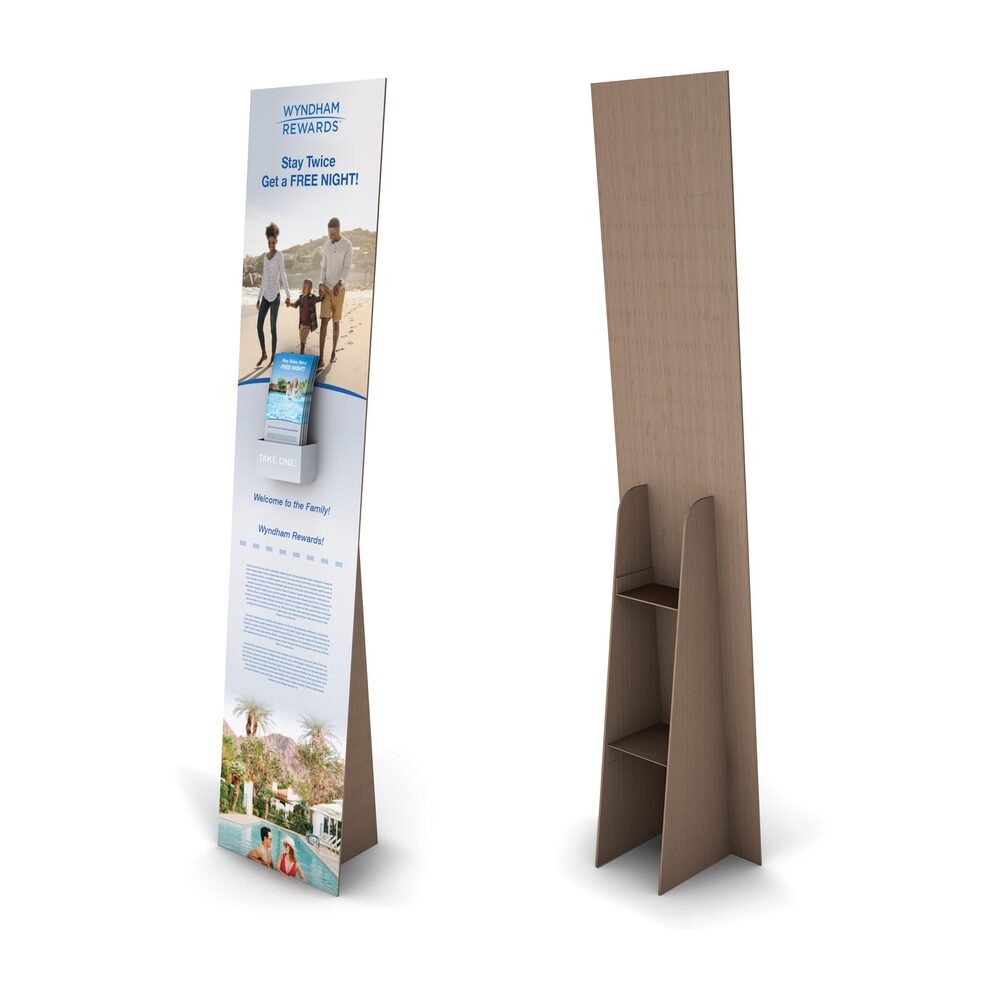 Custom event and promotional retail display for Wyndam